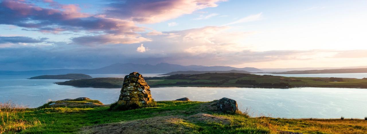 Inseln, Sonnenuntergang, Meer