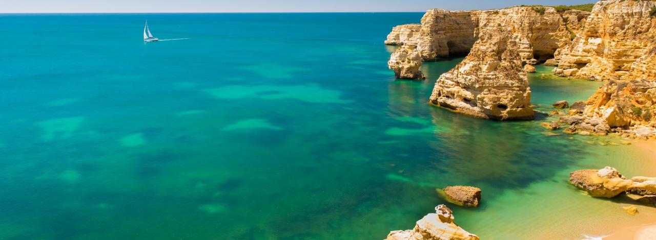 Rundreise_Portugal: Algarve - Praia de Rocha