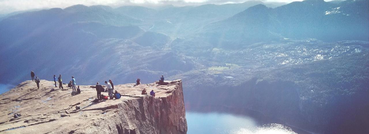Rundreise_Norwegen: Preikestolen