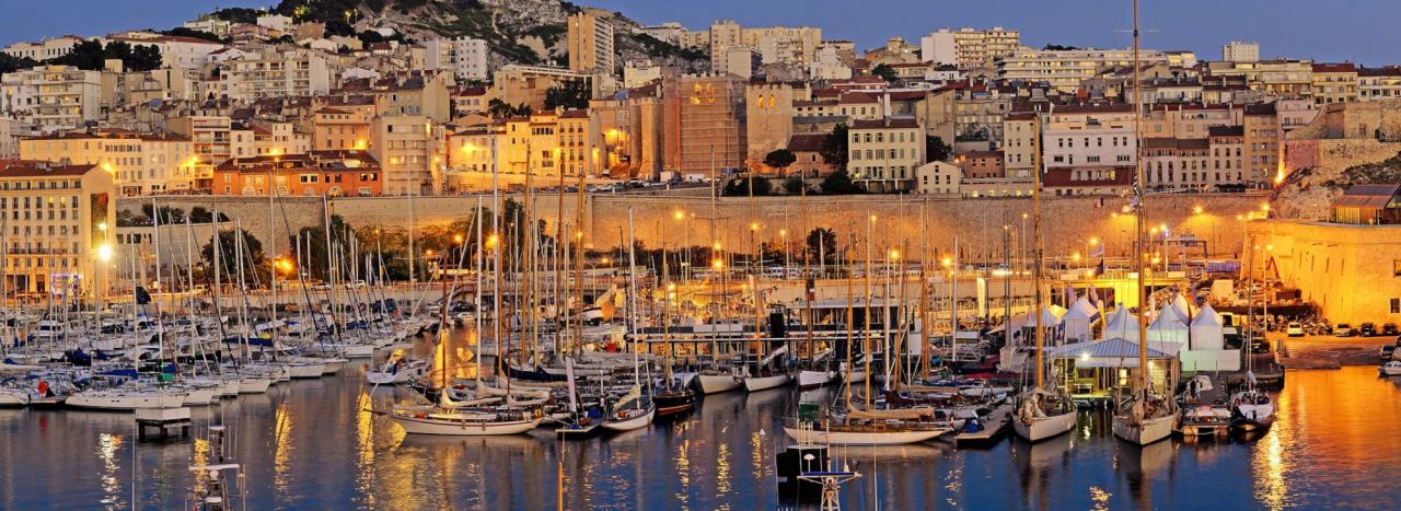 Hafen, Boote, Promenade Marseille