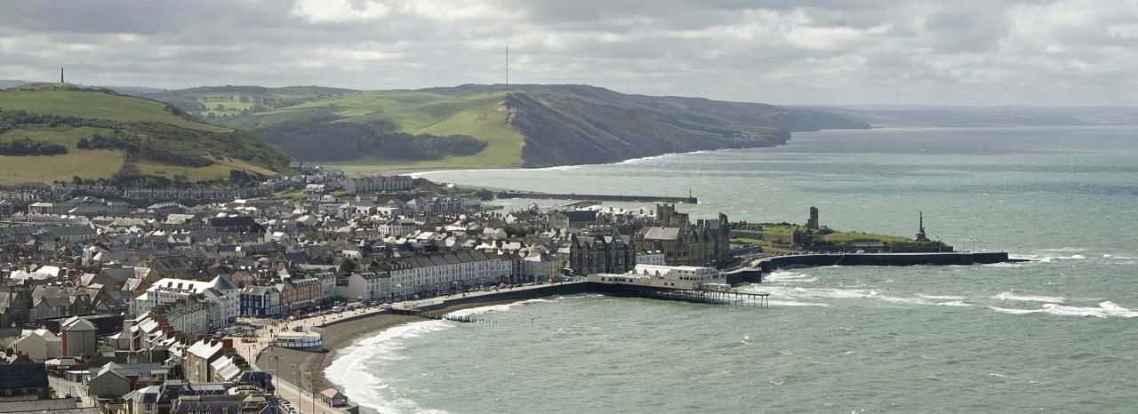 Rundreise Großbritannien: Wales - Aberystwyth
