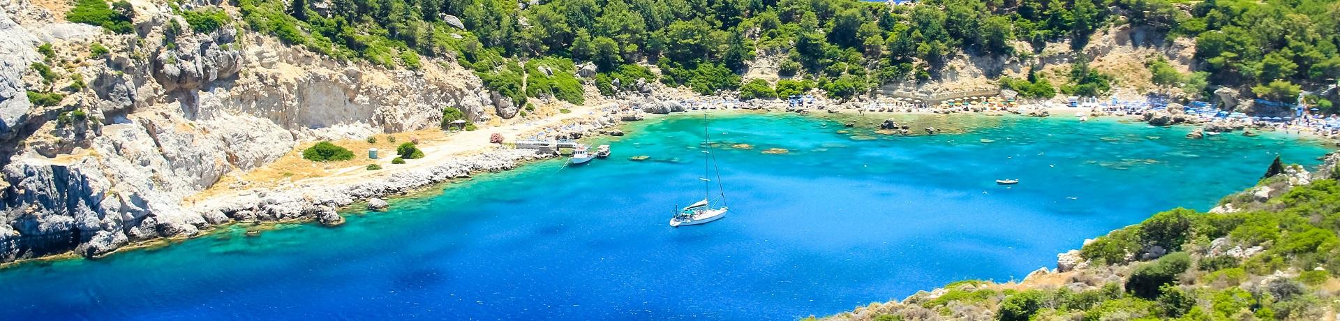 Anthony Quinn Bucht Rhodos