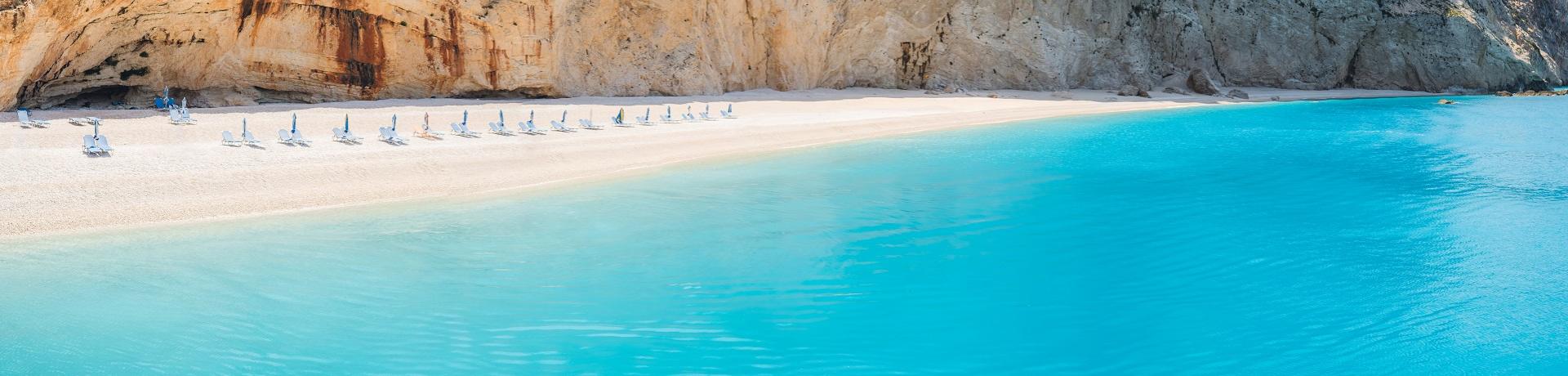 Strand, Klippe, Meer Lefkas & Meganissi
