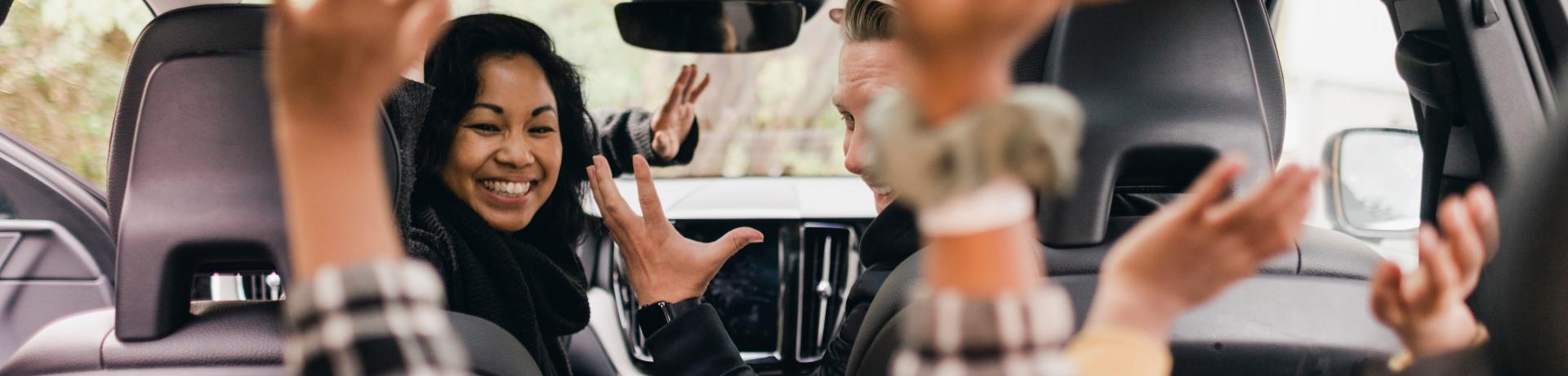 Familie im Auto Familie im Auto