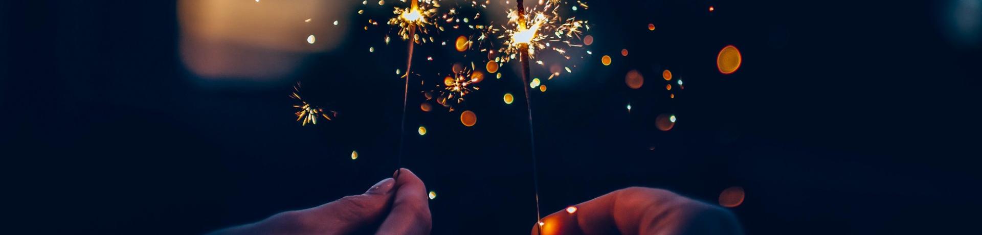 Silvesterbräuche Emotion Wunderkerze