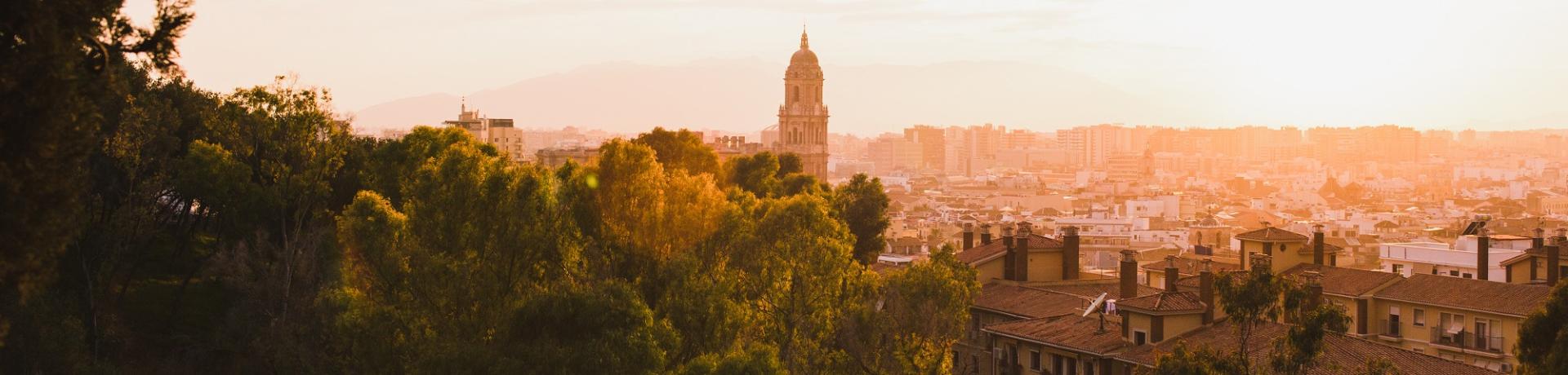 Spanien: Malaga Sonnenuntergang Emotion