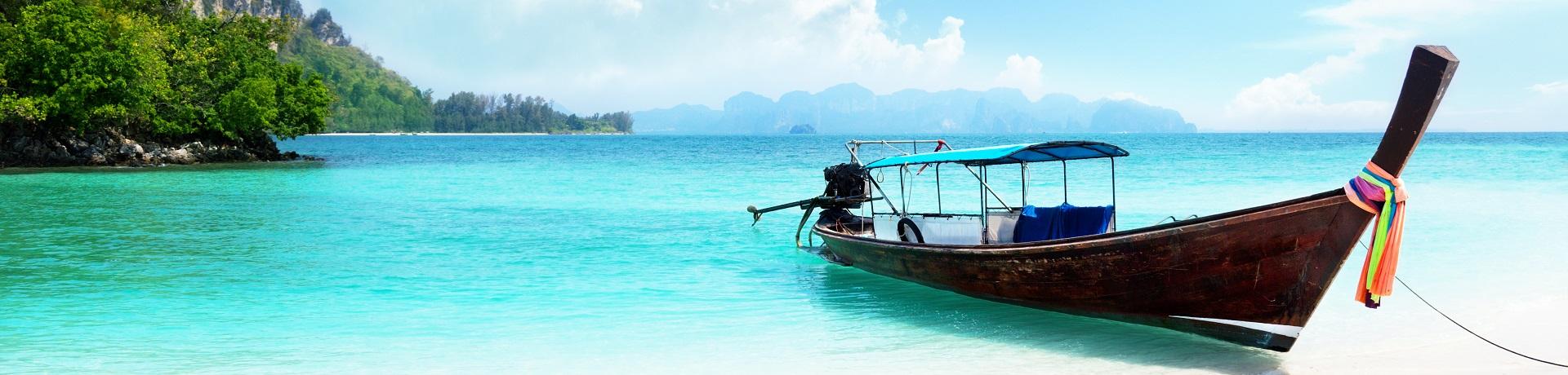 Thailand Boot, Meer, Strand Thailand
