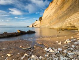 Loggas Beach Cliff Korfu