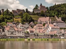 Deutschland-Hessen-Hirschhorn-Neckar-Emotion