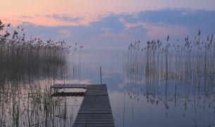 Plau Am See Steg, See, Sonnenuntergang Plau Am See