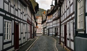 Fachwerk, Gasse, Straße Goslar