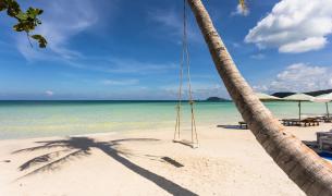Strand, Palme, Schaukel Phu Quoc Island
