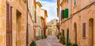 Gasse, Häuser Alcudia