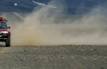 Auto, Asche, Staub Island