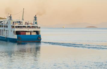 Fähre, Meer, Insel Griechenland