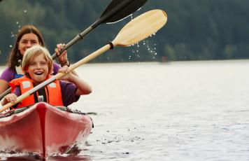 Kanu, Familie, Fluss Deutschland
