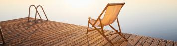 Steg, Liegestuhl