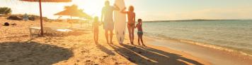 Familie, Strand, Surfen