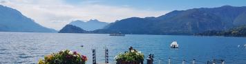 See, Berge, Boot Menaggio (Comer See)