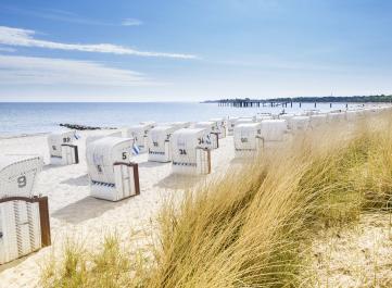 Strand, Strandkorb Ostseeküste