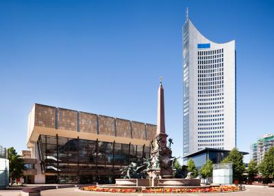 Gewandhaus und City-Hochhaus Leipzig