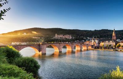 Alte Brücke und Schloss in Heidelberg