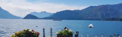See, Berge, Boot Menaggio (Comer See)