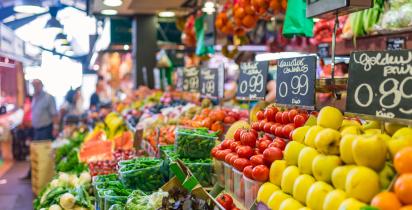 Markt, Gemüse, Obst Barcelona