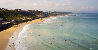 Plage de La Cote des Basques Biarritz
