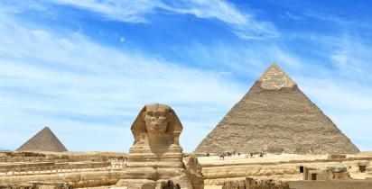 Pyramiden von Gizeh und der Sphinx - Kairo Pyramiden von Gizeh und der Sphinx Kairo