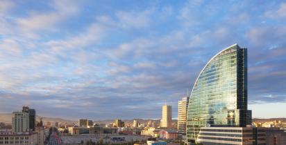 Stadt, Himmel, Hochhaus Ulaanbaatar