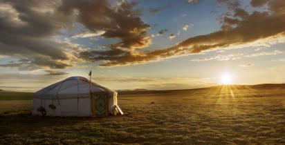 Jurte, Zelt Mongolei