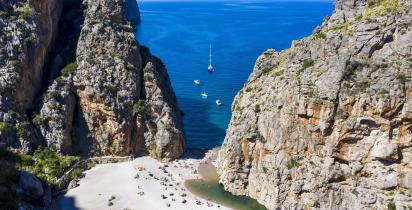 Bucht, Strand, Steilküste Mallorca