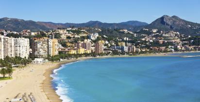 Stadtstrand von Málaga