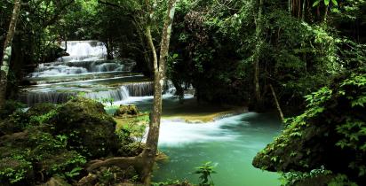 Huai Mae Khamin Wasserfall Thailand