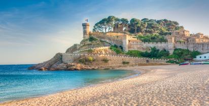 Spanien: Costa Brava - Tossa de Mar-Altstadt-Festung