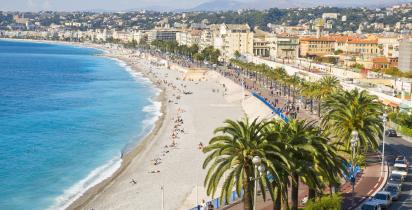 Strand, Stadtstrand, Cote d'Azur Nizza