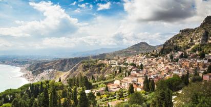 Meer, Berg, Haus Taormina
