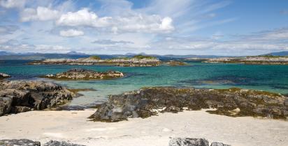 Arisaig, Strand, Meer Schottland