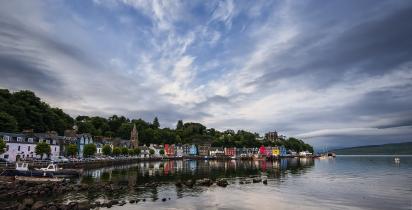 Meer, Hafen, Himmel Tobermory