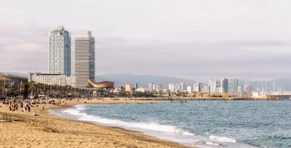 Barcelona Strand, Skyline Barcelona