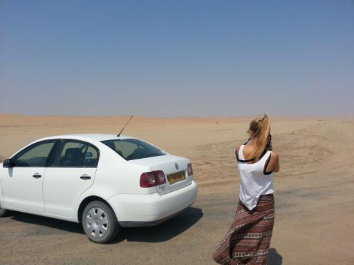 Mietwagen, Wüste Namibia