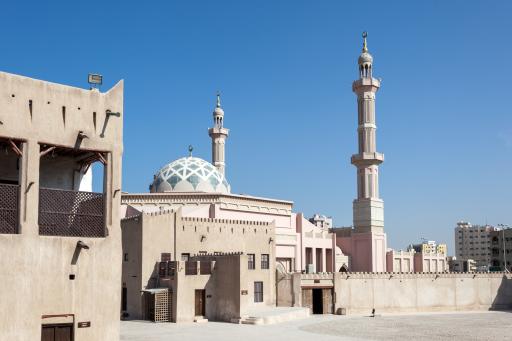 Moschee und Festung in Ajman