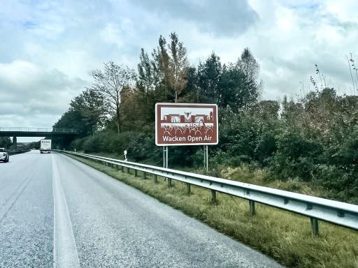 Unterrichtungstafel Wacken Open Air