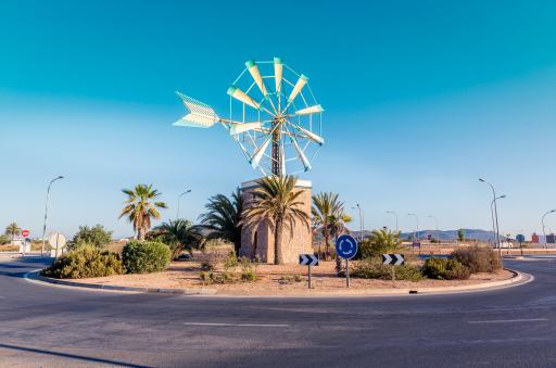 Spanien: Ibiza - Kreisverkehr