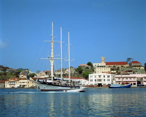 The Carenage - Hafen Grenada The Carenage Hafen Grenada
