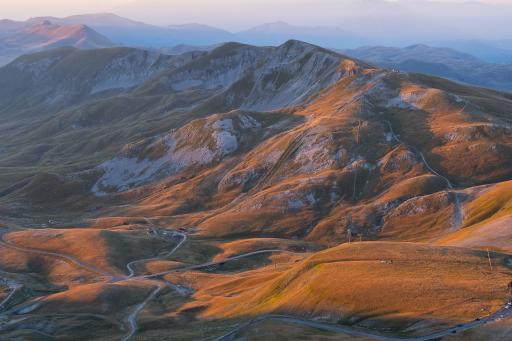 Appeninen-Bergpanorama