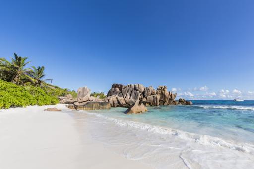 Insel La Digue Strand, Meer Insel La Digue