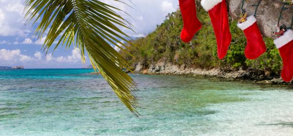 Strand, Meer, Weihnachten, Palmen