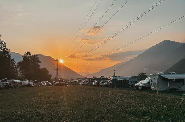 Hippiegirl beim Vanlife